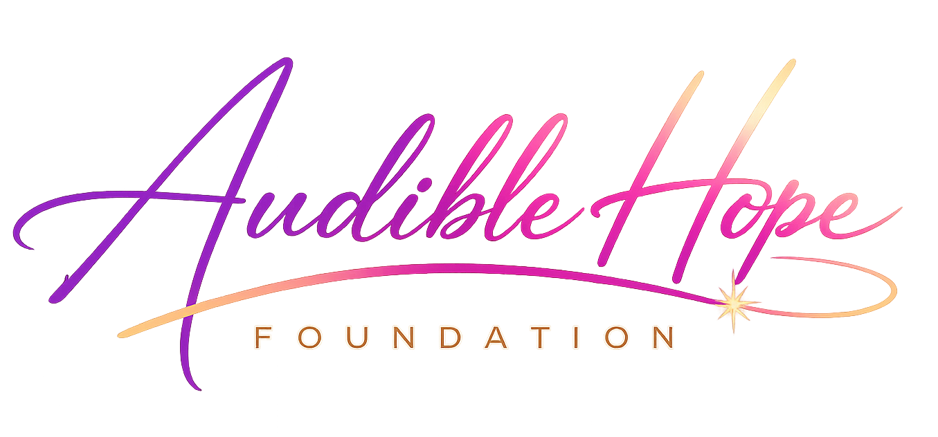Audible Hope Foundation signature mark